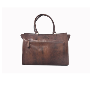 Genuine Leather Zipper Laptop Bag for Women Elegant Business <b>Briefcase</b> Office Shoulder Bag Professional Computer Carry Case - Product Image 4