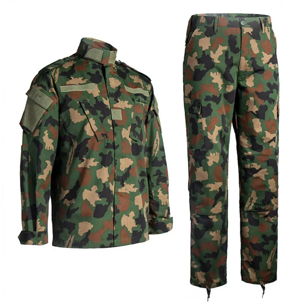 2023 New Design ACU Style Tactical Uniform Customization Supported Multilateral Jungle Camouflage ACU