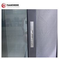 Ventanas corredizas de aluminio de doble acristalamiento insonorizadas para uso doméstico y comercial moderno