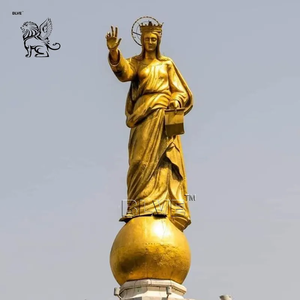 Grande église bâtiment religieux métal Notre Dame Statues grandeur nature Bronze <span class=keywords><strong>Mère</strong></span> <span class=keywords><strong>Marie</strong></span> Sculpture Statue - Product Image 6