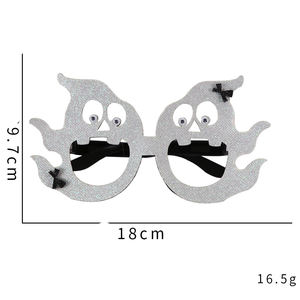 Lunettes décoratives amusantes HLC pour Halloween, accessoires <span class=keywords><strong>photo</strong></span>, fournitures de fête : Citrouille, Araignée, Fantôme, Chauve-souris, Crâne, Œil, Lunettes de soleil - Product Image 6