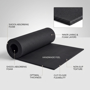 Grandi Fogli di Plastica Spessi 5mm, 13,9 X 59 Pollici, Densità 86kg/m3, Fogli di Schiuma <span class=keywords><strong>EVA</strong></span> Nera in Rotolo - Product Image 4