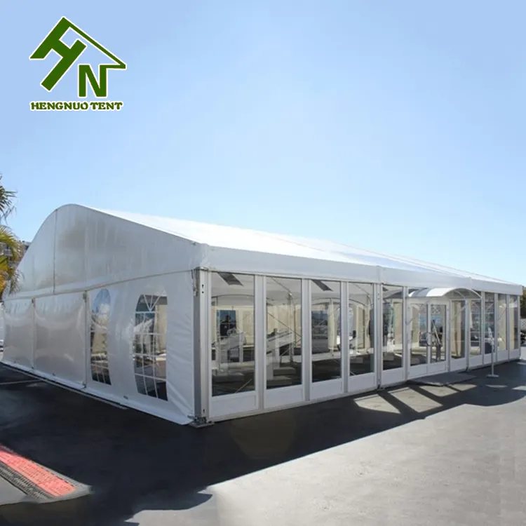 20x30M 30x40m cong khung ngoài trời Wedding party nhôm cấu trúc arcum rõ ràng span lều cho triển lãm thương mại tổ chức sự kiện