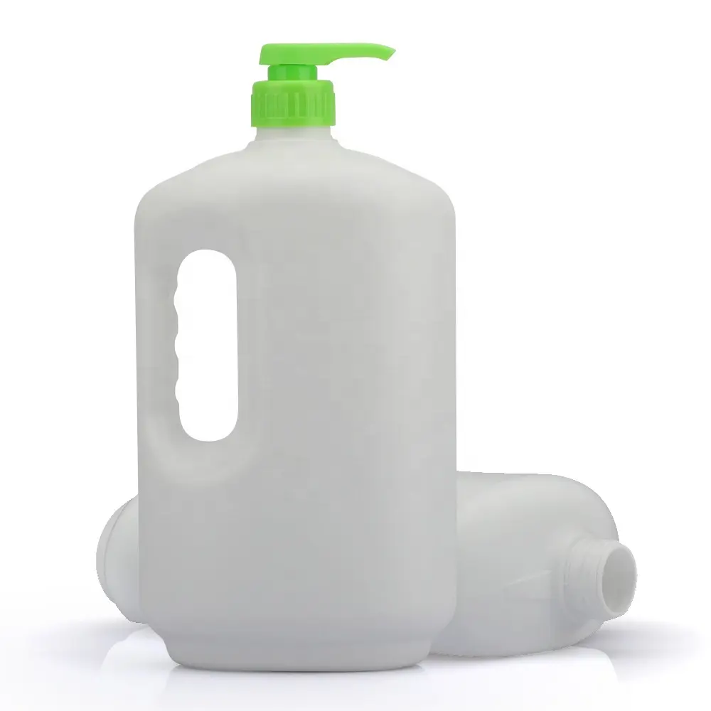 Cosmetic PE bottle 32 teeth 2000ML laundry detergent bottle Shower gel plastic bottle daily necessities packaging