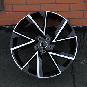 En stock 17 18 19 pouces 5x112 jantes moulées noir brillant jantes en alliage face machine pour <span class=keywords><strong>Skoda</strong></span> EV Karoq Kodiaq Superb <span class=keywords><strong>Scout</strong></span> - Product Image 2