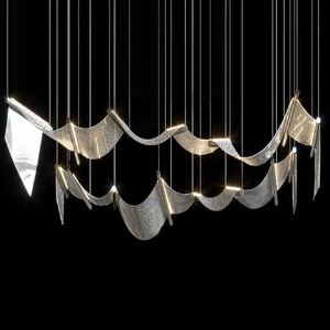 モダンレトロなヨーロピアンLEDペンダントライト、高さ調節可能＆簡単設置、グローバル貿易輸出市場向け - Product Image 5