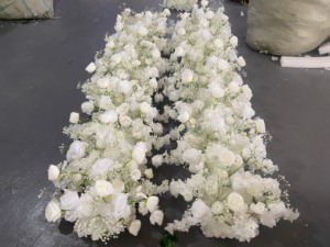 W-FR031 Bán Buôn Nhân Tạo Red <span class=keywords><strong>Rose</strong></span> <span class=keywords><strong>Flower</strong></span> Bảng Runner Wedding Lối đi Hoa Runner <span class=keywords><strong>Rose</strong></span> <span class=keywords><strong>Flower</strong></span> Runner Cho Các Sự Kiện Trang Trí - Product Image 5