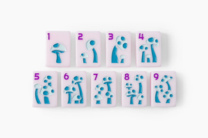 <span class=keywords><strong>Mahjong</strong></span> américain moderne de luxe en acrylique rose, ensemble de 160 tuiles, couleur personnalisée, durable, écologique, pliable, portable, pour 4 joueurs - Product Image 3