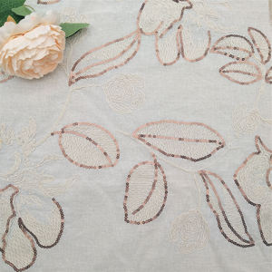 ชุดเดรสงานแต่งงานผ้าคอตตอนปักลายลูกไม้สไตล์ใบไม้หรูหราสไตล์ฝรั่งเศสสำหรับใส่ทำงาน - Product Image 5