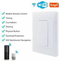 Système domotique intelligent Wifi interrupteur d'éclairage cinétique 1 2 3 Gang Zigbee interrupteur mural intelligent fonctionne avec Alexa Google