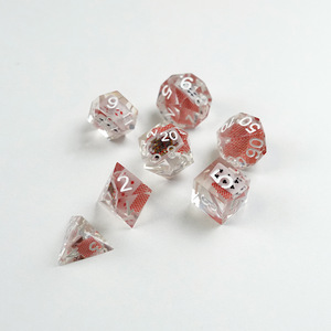 Jeu de <span class=keywords><strong>d</strong></span>és RPG en époxy transparent incrusté de <span class=keywords><strong>poker</strong></span>-Jeu de table unique DND Dice avec éléments de <span class=keywords><strong>poker</strong></span> intégrés pour <span class=keywords><strong>D</strong></span> & <span class=keywords><strong>D</strong></span> et COC - Product Image 2