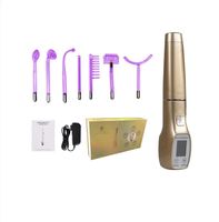 Appareil de thérapie cutanée haute fréquence portable 7 en 1 Alta Frecuencia, écran LCD intelligent, machine Darsonval