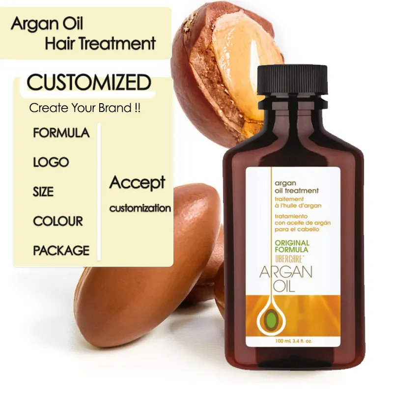 New Arrival Alcohol-free Non-greasy Argan Oil Treatment Nourish Argan Hair Oil for Silky and Frizz-free Hair