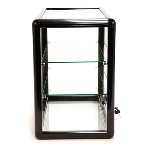 Keway 6ft Extra Vision Showcase khung nhôm kính cường lực tủ trưng bày hàng đầu với cửa kính trượt và khóa - Product Image 4