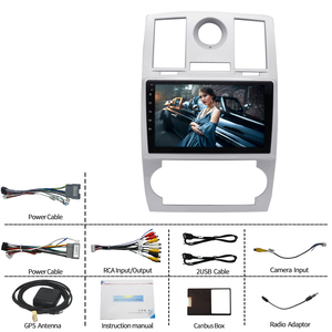 <span class=keywords><strong>Radio</strong></span> con GPS para coche, reproductor con android, <span class=keywords><strong>2</strong></span> <span class=keywords><strong>din</strong></span>, dvd, Marco fascia, arnés de cables, kit de tablero, para Chrysler 300C, 2005, 2006, 2007 - Product Image 6