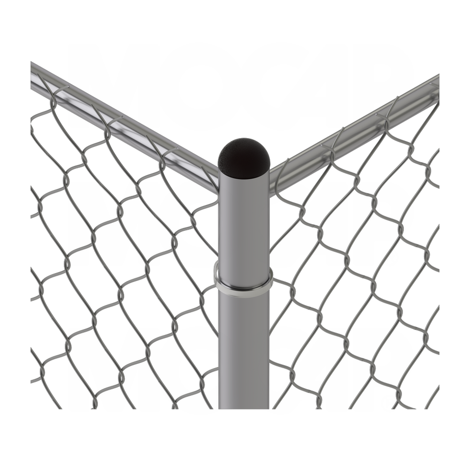 Stainless Steel Stair Railing Fence Post Hemispherical Round Plastic ...