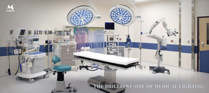 Lampe chirurgicale sans ombre LED multicolore Plus E700/700 LED <span class=keywords><strong>mont</strong></span>ée au plafond à double dôme pour hôpital de salle d'opération - Product Image 4