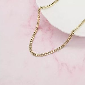 Collier chaîne cubaine en or massif 18 carats authentique Xinfly, collier en or 18 carats véritable, bijoux pour hommes - Product Image 4