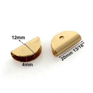 Accesorio de <span class=keywords><strong>bolsa</strong></span> de Metal DIY Cloxy, Clip de cierre de tornillo de borde lateral redondeado para bolso, marco de monedero, Protector de esquina de Metal para bolso - Product Image 2