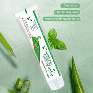 Kem đánh răng bọt bạc hà nha đam cao cấp dùng tại nhà, chiết xuất thảo dược, làm trắng, không chứa thành phần hóa học, dành cho răng nhạy cảm - Product Image 3