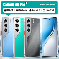 Nouveau Smartphone 5G CDMA LTE Débloqué 2026 Android 15 Écran Large LED 2K 90Hz de 7,5 pouces 16 Go + 1 To de Mémoire Camon 40 Pro Deca Espagnol