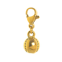 À la mode DIY Personnalisé Multi En Acier Inoxydable PVD Or Football Charme Vintage Golf Tennis Raquette Balle Loisirs Charme Pendentif