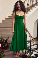 Robes longues en mousseline de soie à volants et col en V pour femmes, taille plus, robe maxi élégante pour femme, robe vintage bohème