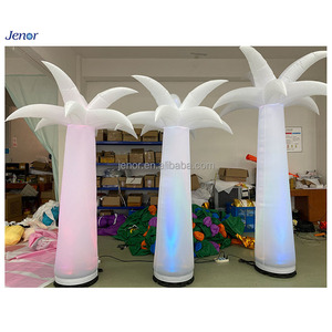 Cây Cọ Bơm Hơi Màu Trắng Trang Trí Ngoài Trời Với Đèn LED Thay Đổi - Product Image 1