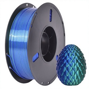 Best Selling PLA Silk Rainbow Blue Green 1.75mm <b>3D</b> <b>Printer</b> Filament 1kg OEM ODM High Quality Moulding - Product Image 1