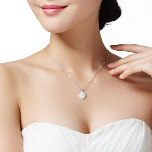 Collar de joyería transfronterizo europeo-americano con colgante de moneda de oro retro, estilo minimalista, a la moda, amuleto de la diosa de la suerte - Product Image 2