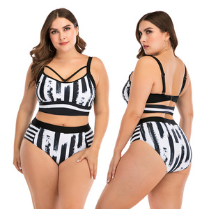 Conjunto de <span class=keywords><strong>Bikini</strong></span> de talla grande para mujer, traje de baño de talla grande, 2022 - Product Image 2