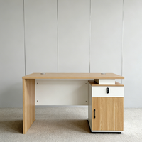Bureau informatique moderne en bois de 1,2 mètre pour hôpitaux et immeubles de bureaux - un nouveau type de poste de travail de mobilier de bureau