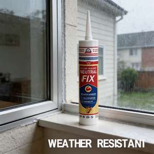Scellant silicone neutre résistant aux intempéries, noir, qualité extérieure pour l'étanchéité des fenêtres, résistant aux UV, sans acetoxy, résistant aux températures - Product Image 5