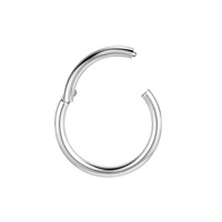Anneaux de nez articulés classiques en acier inoxydable 316L, 16G, pour septum, cartilage d'oreille, hélix, unisexe, pour mariage