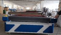 Machine de découpe de coupeur multi-têtes d'impression publicitaire de couteau oscillant CNC