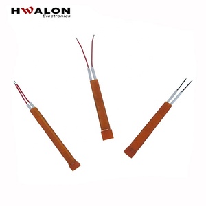 Éléments chauffants en <span class=keywords><strong>céramique</strong></span> PTC 12v 105-280 ℃   Thermistance avec film isolant en polyimide, <span class=keywords><strong>résistance</strong></span> <span class=keywords><strong>chauffante</strong></span> pour lisseur de cheveux - Product Image 2
