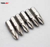 Embout de tournevis simple tête PH2 25 mm sablé pour perceuse et visseuse à chocs
