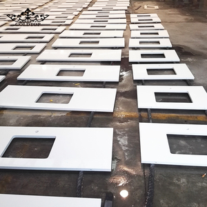 แผ่นควอตซ์สีขาวบริสุทธิ์ GOLDTOP Luxury Polished 2002 สำหรับเคาน์เตอร์ครัวสไตล์โมเดิร์นและผนังตกแต่งแบบมินิมอล - Product Image 4