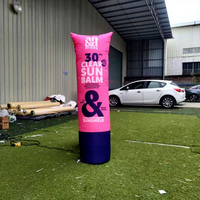 Plaza Shopping Mall Grand modèle de bouteille de protection solaire gonflable Modèle de tube de cosmétiques de baume solaire promotionnel à vendre