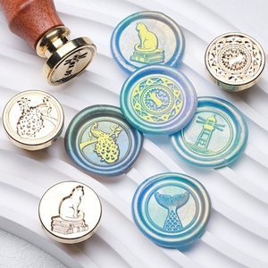 Timbro Sigillo in Cera di Alta Qualità 22MM Serie Semplice <span class=keywords><strong>Coda</strong></span> di <span class=keywords><strong>Sirena</strong></span> Ballerina - Product Image 1