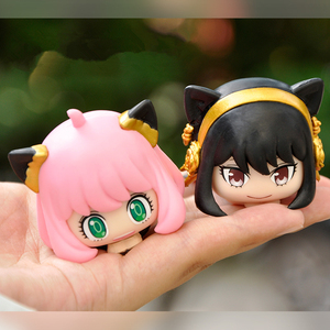 Lot de 6 figurines SPY FAMILY Anime personnage <span class=keywords><strong>Twilight</strong></span> Anya Forger modèle ensemble jouets mignon dessin animé Collection poupée cadeau pour enfants - Product Image 5