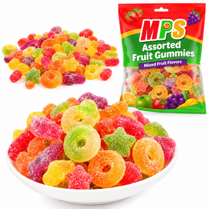 <span class=keywords><strong>Gomitas</strong></span> de Fresa Recubiertas de Azúcar Surtidas al por Mayor - Product Image 1