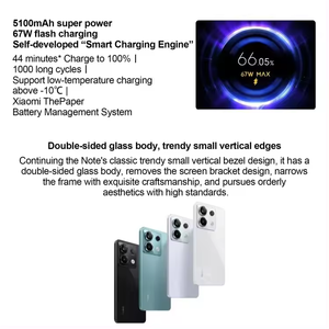 Smartphone <span class=keywords><strong>Xiaomi</strong></span> Redmi Note <span class=keywords><strong>13</strong></span> <span class=keywords><strong>Pro</strong></span> Plus Max 6,67 pouces FHD 5G, 8/<span class=keywords><strong>12</strong></span>/16 Go de RAM, 128/<span class=keywords><strong>256</strong></span>/512 Go de ROM, téléphone portable - Product Image 6