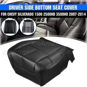Funda para Asiento Inferior de Coche, Funda de Cojín Negra para Asiento de Chevy Silverado 1500 2500HD 3500HD 2007 2008 2009 2010 2011 2012 2013 2014 - Product Image 1
