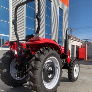 <b>Red</b> 4WD Wheel Tractor Gear Drive Diesel Engine Farm Use High Safety Level - Product Image 2