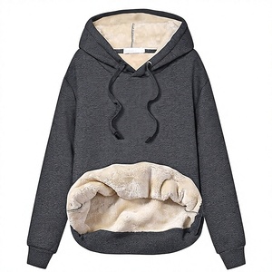 Women's <b>Sherpa</b> Fleece <b>Hoodie</b> Warm Teddy Pullover Winter Sweatshirt Ladies Plush <b>Sherpa</b> <b>Hoodie</b> Soft Fuzzy Fleece Winter Pullover - Product Image 1