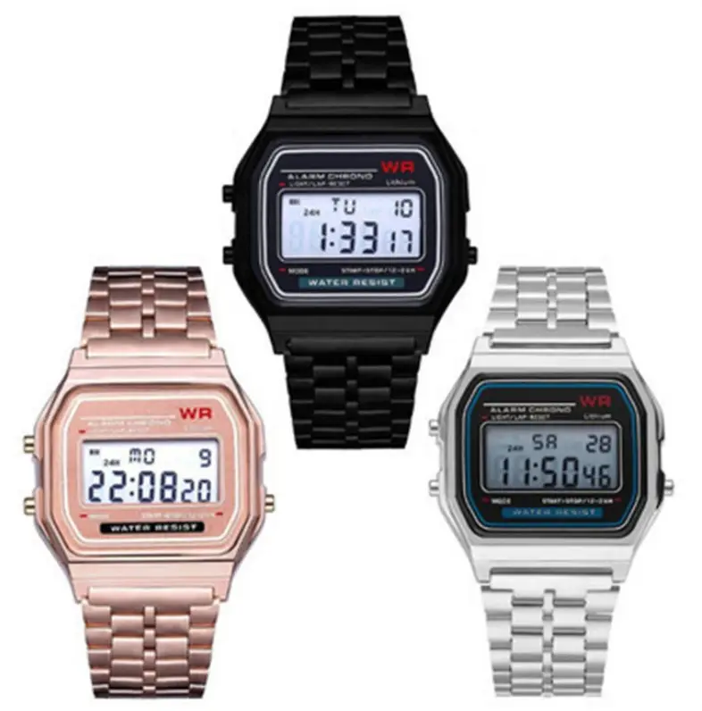 Best-Selling Dames Unieke Digitale Horloges Vrouwen Fashion Keer 2021 Merk Casual Vierkante Waterdichte Sport Tanks Kinderen Horloge