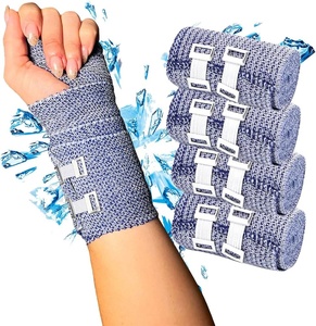 Alta Qualidade Portátil Atlético Bandagem Elástica Ferida Cuidados Médicos Elasticated Bandagem Fria Com Clipes - Product Image 2