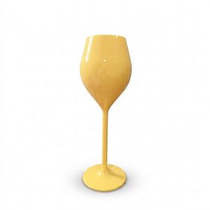 Wholesale Colored <b>Plastic</b> Wine <b>Glasses</b> 6 Colors Shatterproof Reusable BPA-Free Party Cups Outdoor Camping - Product Image 1