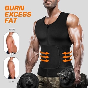 Débardeur de compression pour <span class=keywords><strong>homme</strong></span>, effet sauna et stimulant de transpiration, pour la course, le cyclisme, l'entraînement sportif et la gym - Product Image 3